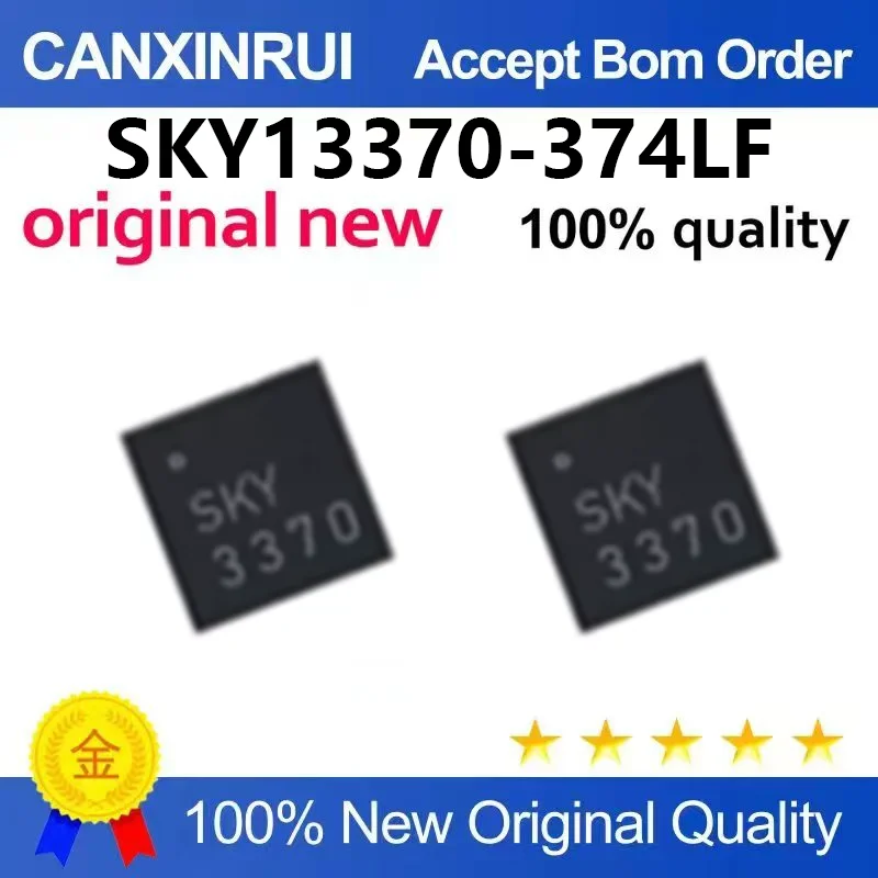 （5pcs-100pcs）New original stock SKY13370-374LF single pole double throw RF switch chip package DFN-6