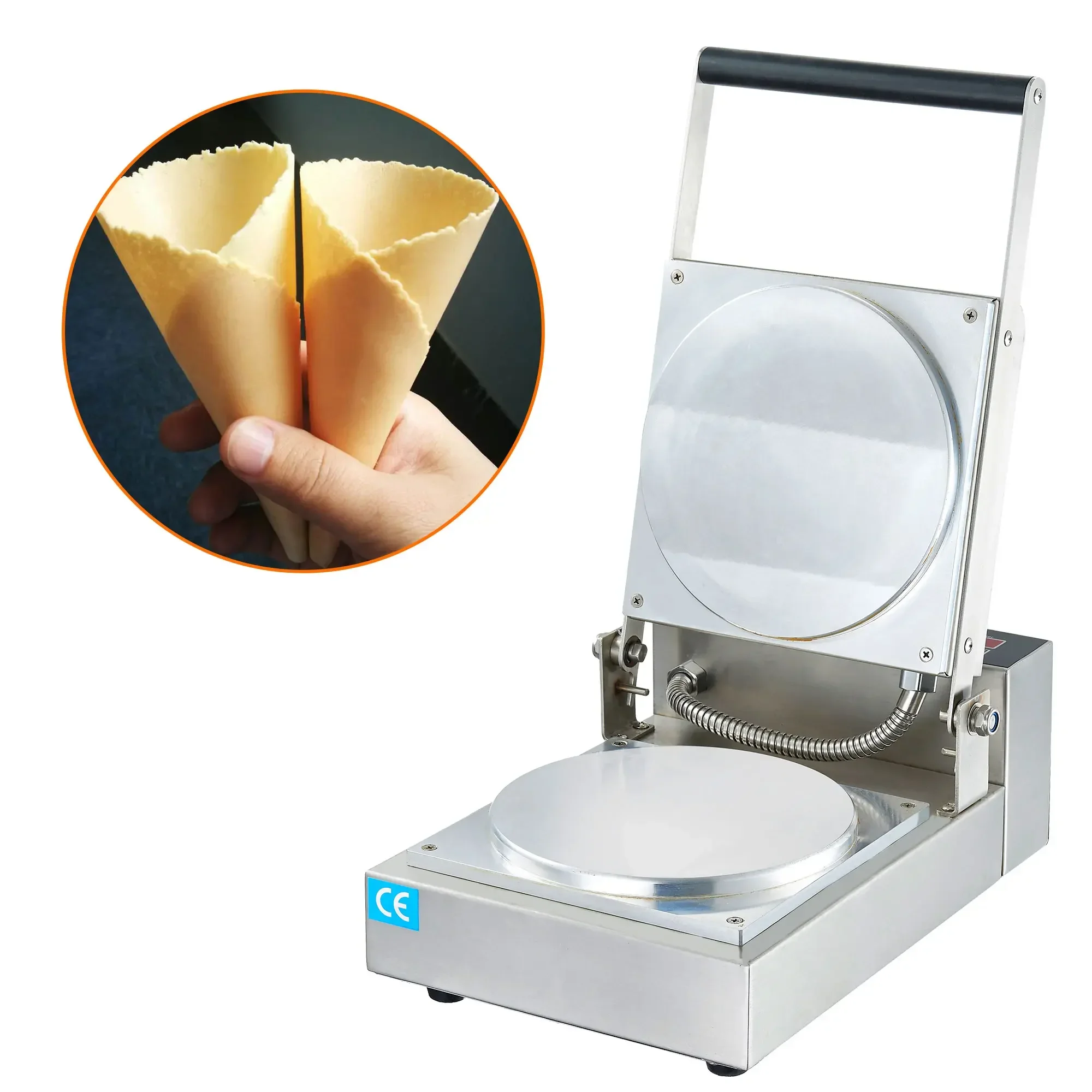 

Hot Sale Commercial Electric Logo Customized Ice Cream Waffle Cone Maker