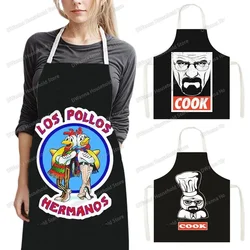 Delantal de cocina con estampado de hermanos de pollo para hombres y mujeres, herramientas de limpieza para el hogar, delantal de Chef para hornear, divertido