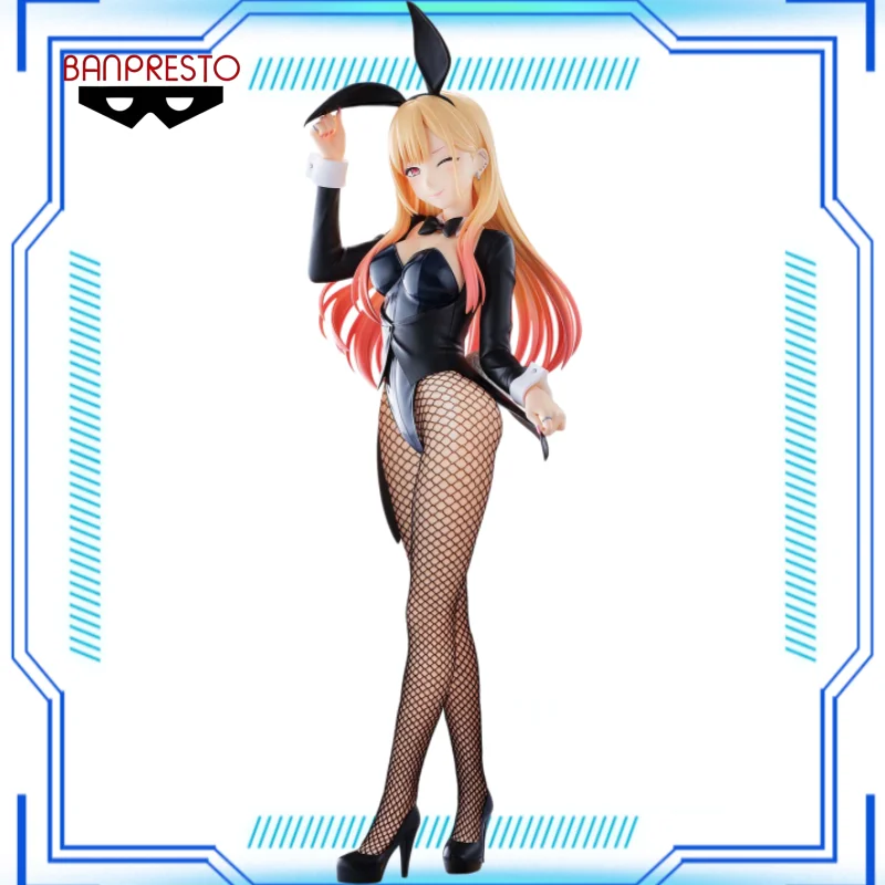 Original Bandai Banpresto Glitter Glamours My Dress-Up Darling Marin Kitagawa Halloween Bunny 25cm PVC Figure Anime Collectible