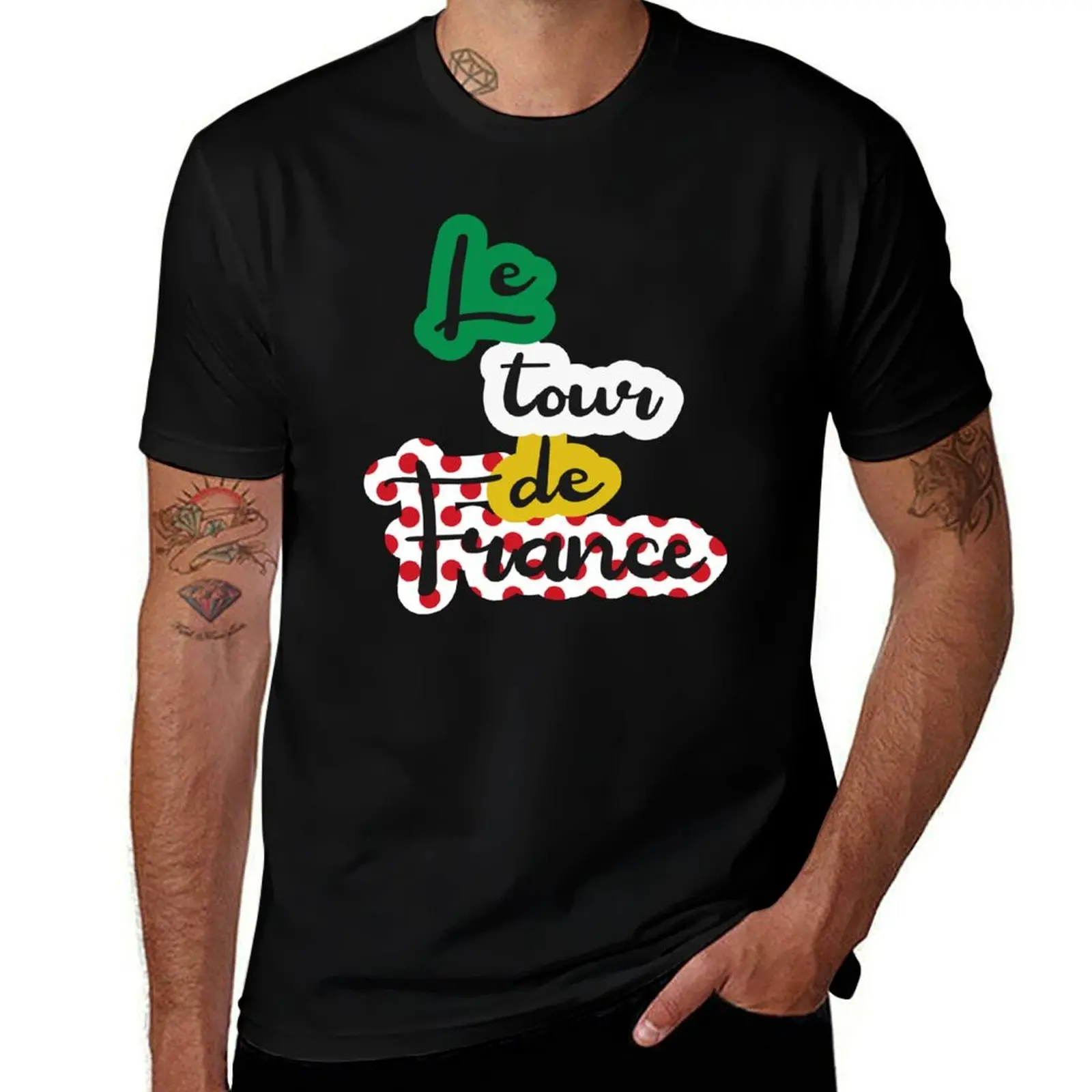 Le tour de France T-Shirt Quick Dry Light Sports T-Shirt