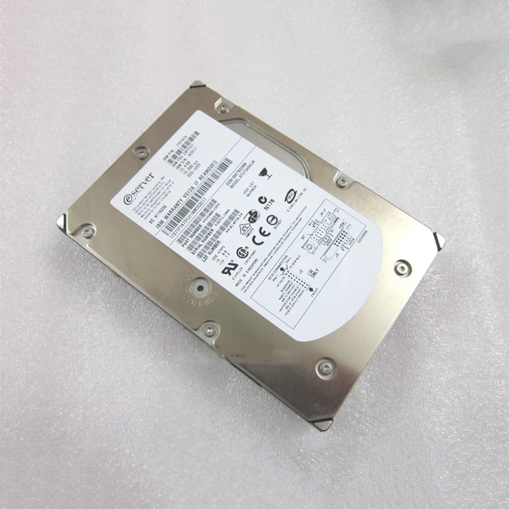 For IBM Server Hard Disk  71P7475 24P3727 ST373454LW SCSI 68PIN 73.4GB 15K 73G