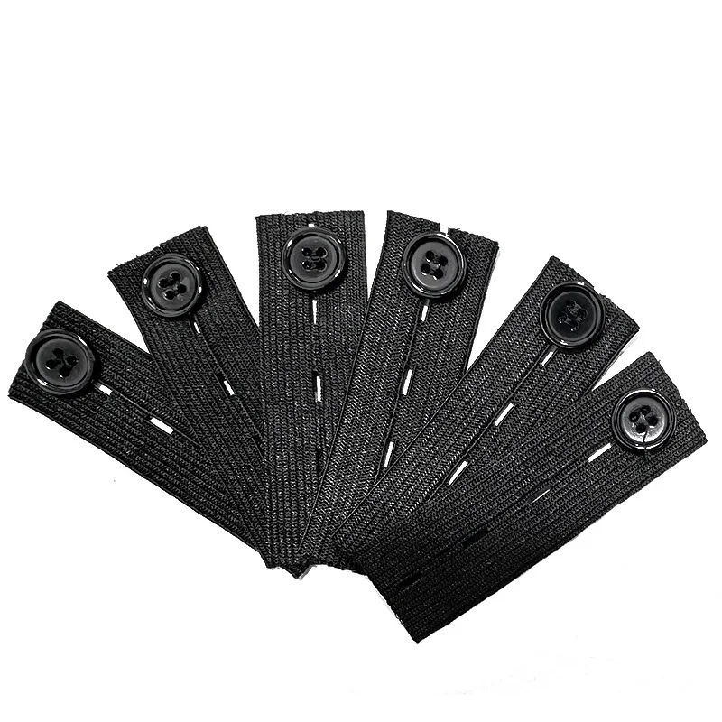 5/10Pcs Pant Extender Belt Unisex Waist Band Tight Trousers Jeans Skirts Maternity Button Hooks Garment DIY Sewing Supplies