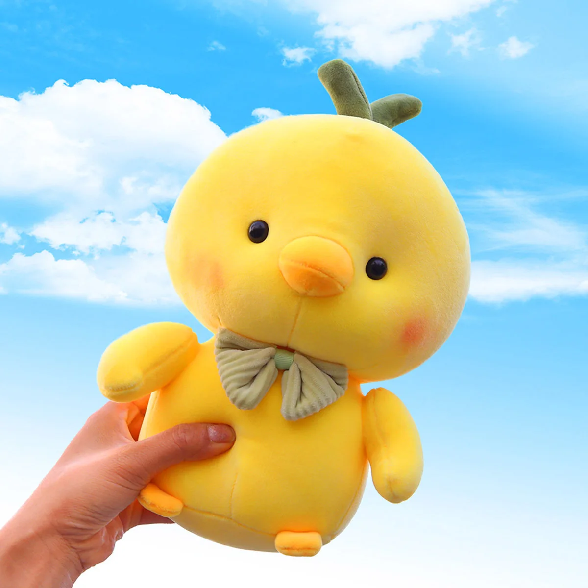 

25cm Lovely Little Yellow Chick Stuffed Animal Plush Toy Cute Cartoon Chicken Plush Doll Pillow Boy Girl Birthday Gifts