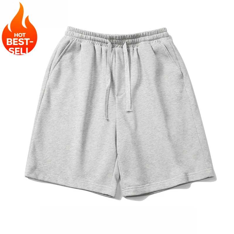 男性用ミニマリストベーシックスポーツショーツ、秋のトレンド、カジュアル、多用途、ルーズ、ドローストリングパンツ