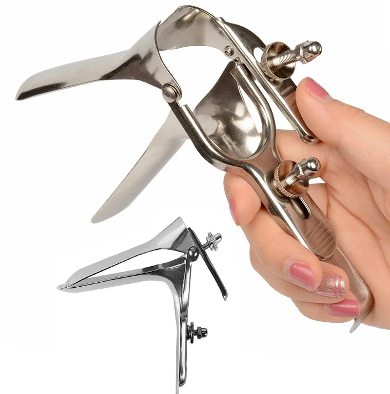 Vagina Dilator Medical Stainless Steel Speculum Mirror Anus Expansion Anal Plugs Adult Sex Toys Enema Sex Products for Couples