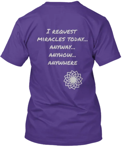 Claim Your Miracles With Style T-Shirt Made in the USA Size S to 5XL