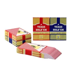 63x88mm PVC Poker kartları su geçirmez büyük sayılar Texas holdpoker Poker kartları Poker oyunları eğlence parti