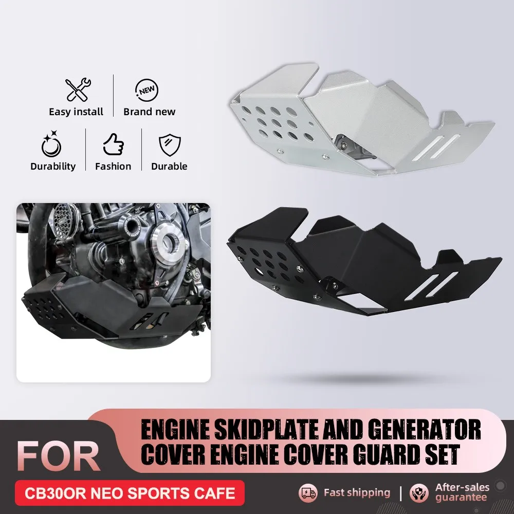 

For HONDA CB300R NEO SPORTS CAFE 2018 2019 2020 2021 2022 2023 2024 Engine Protection Cover Chassis Under Guard CNC Skid Plate