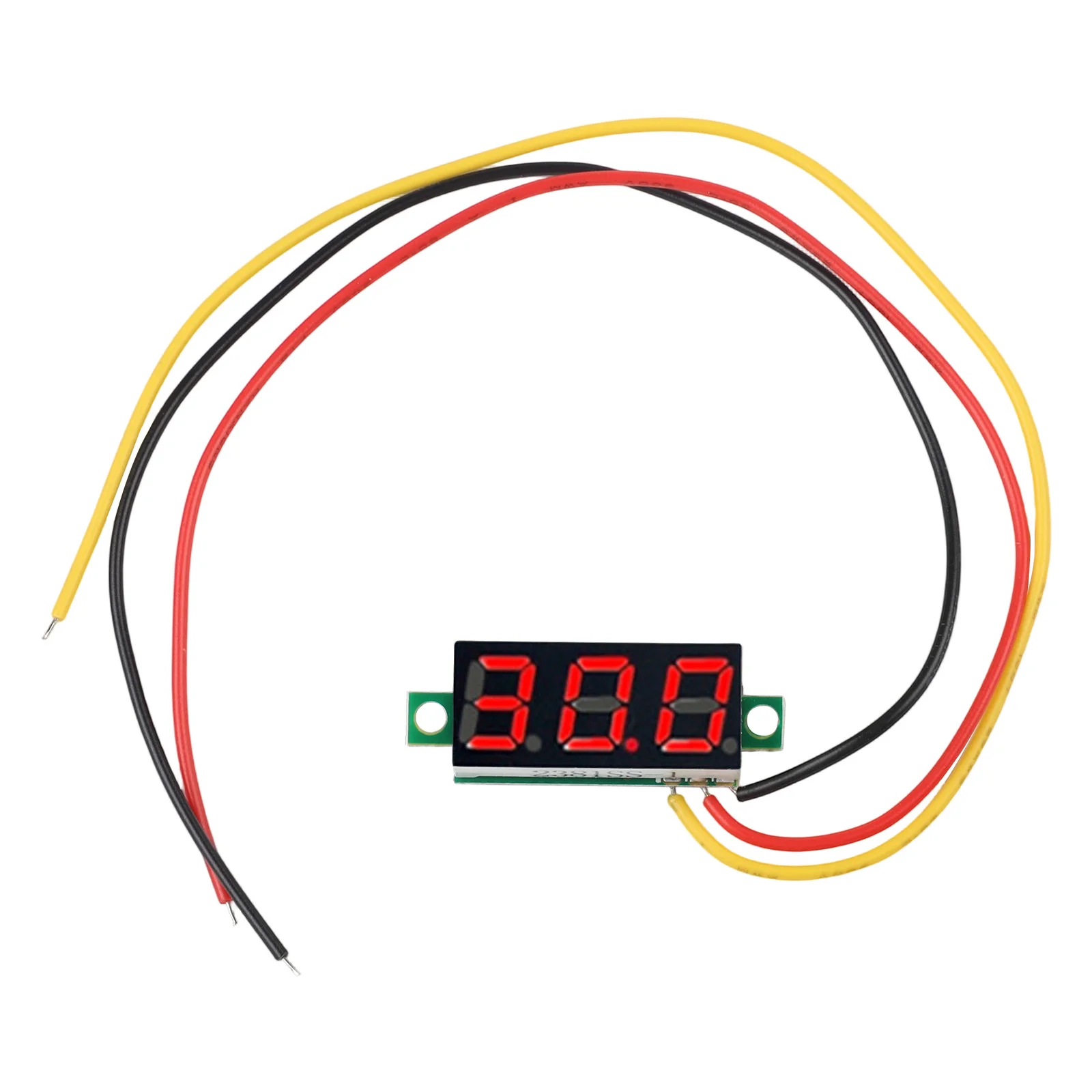1pc Voltage Table Digital Display LED Minimun Measurement Reverse Connection Reverse Protection DC Voltmeter Head