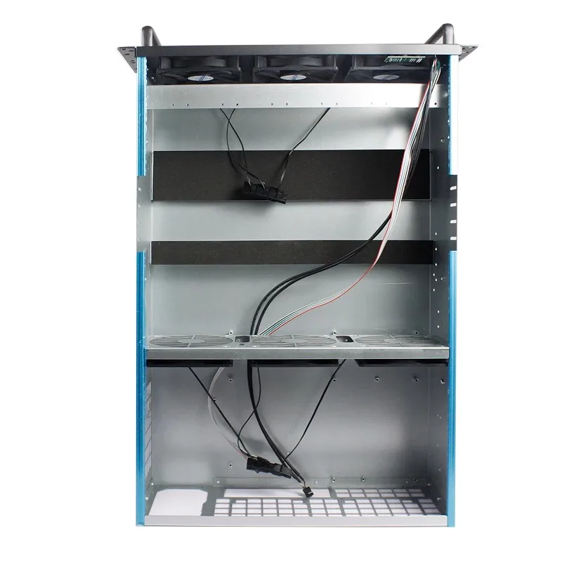 Multi-GPU Computer  Support 6 Lengthen Graphics Card Double ATX Power Supply Many Display Mining Chassis