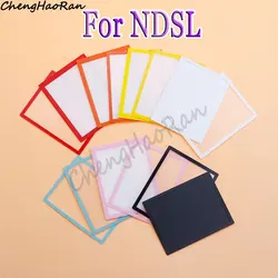 1 Set Colourful Top LCD Screen Cover + Bottom Frame Plastic Lens For NDSL Game Console DS Lite Replacement Accessories