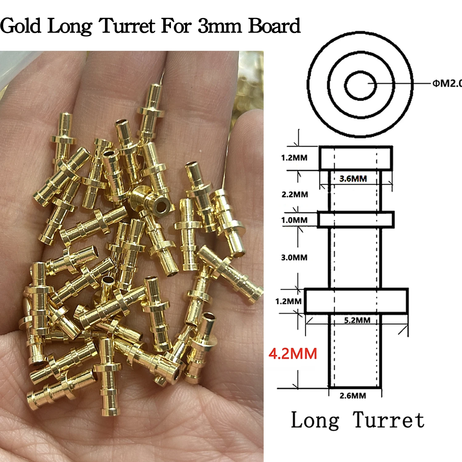 DIY Project Turret lug Audio Tag Board Turret Board Terminal Board For Tube Amplifier DIY Kit Copper Plated Tin Turret