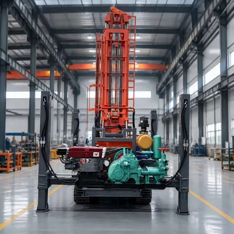 Qingquan QYZJ-200 Compact Crawler Drill Rig - DTH Drilling Machine for Farm Irrigation 105-325mm Diameter