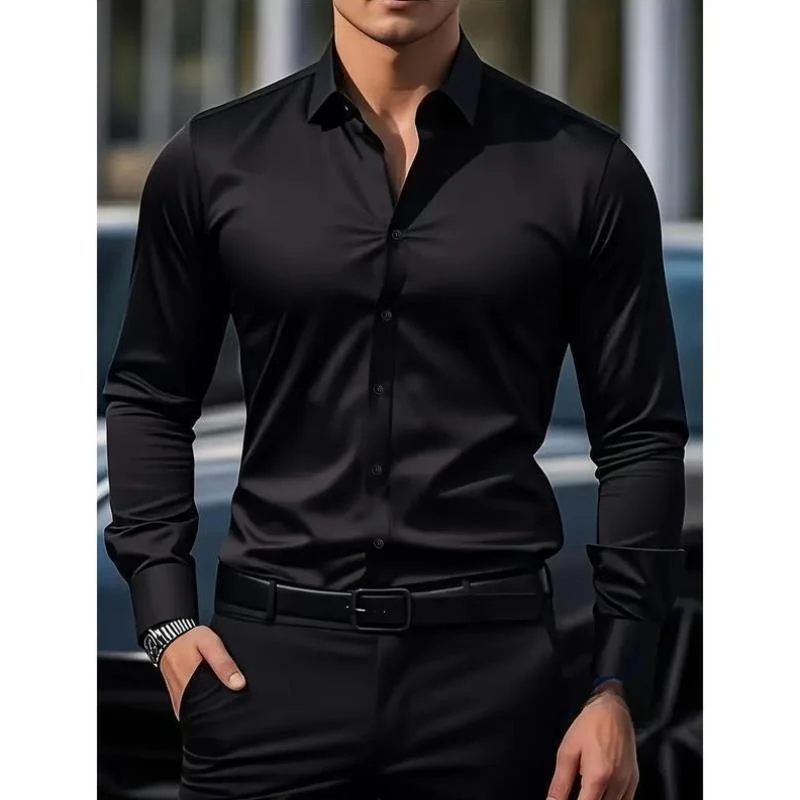 

Мужской воротник irt New Sle из искусственной кожи Thiened Fce Seven Sve Длина для среднего возраста и лет, не тонущий