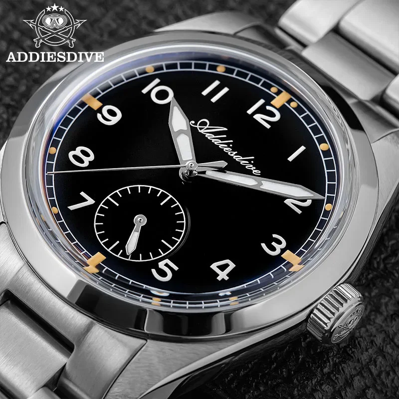 

ADDIESDIVE 36 мм мужские кварцевые часы VH60 BGW9 светящиеся 10 бар водонепроницаемые часы из нержавеющей стали 316L AD2099