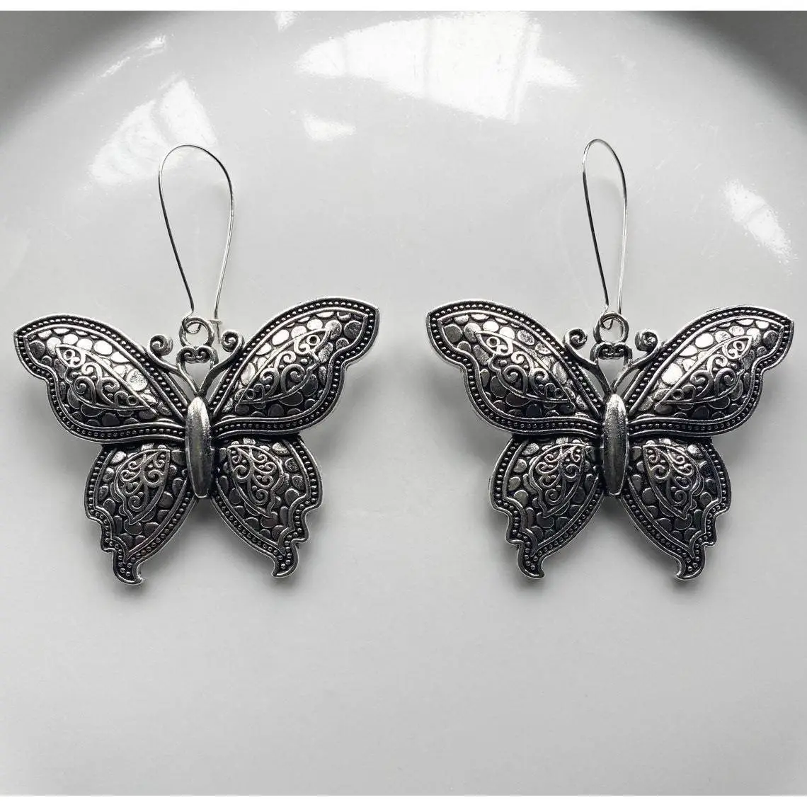 الأقراط القوطية الكبيرة خمر هدية عبر الحدود مجوهرات Faionable سبيكة جزءا لا يتجزأ من الأحجار الكريمة الاصطناعية الأذن المجوهرات #1