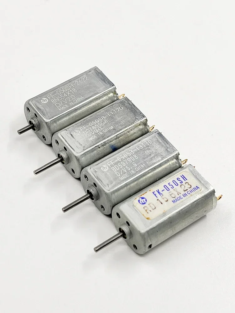 Mabuchi FF-050SB-11170/13130/2622 FK-050SH-07350 Micro 050 Moteur DC 1.5V 2V 5V 6V 7V 9V 12V pour Voiture Audio AV serrure électrique