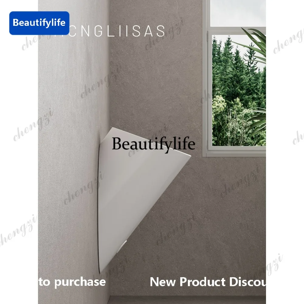 

PP Light luxury round hotel urinal automatic induction, wall-mounted urinal ceramic urinal
