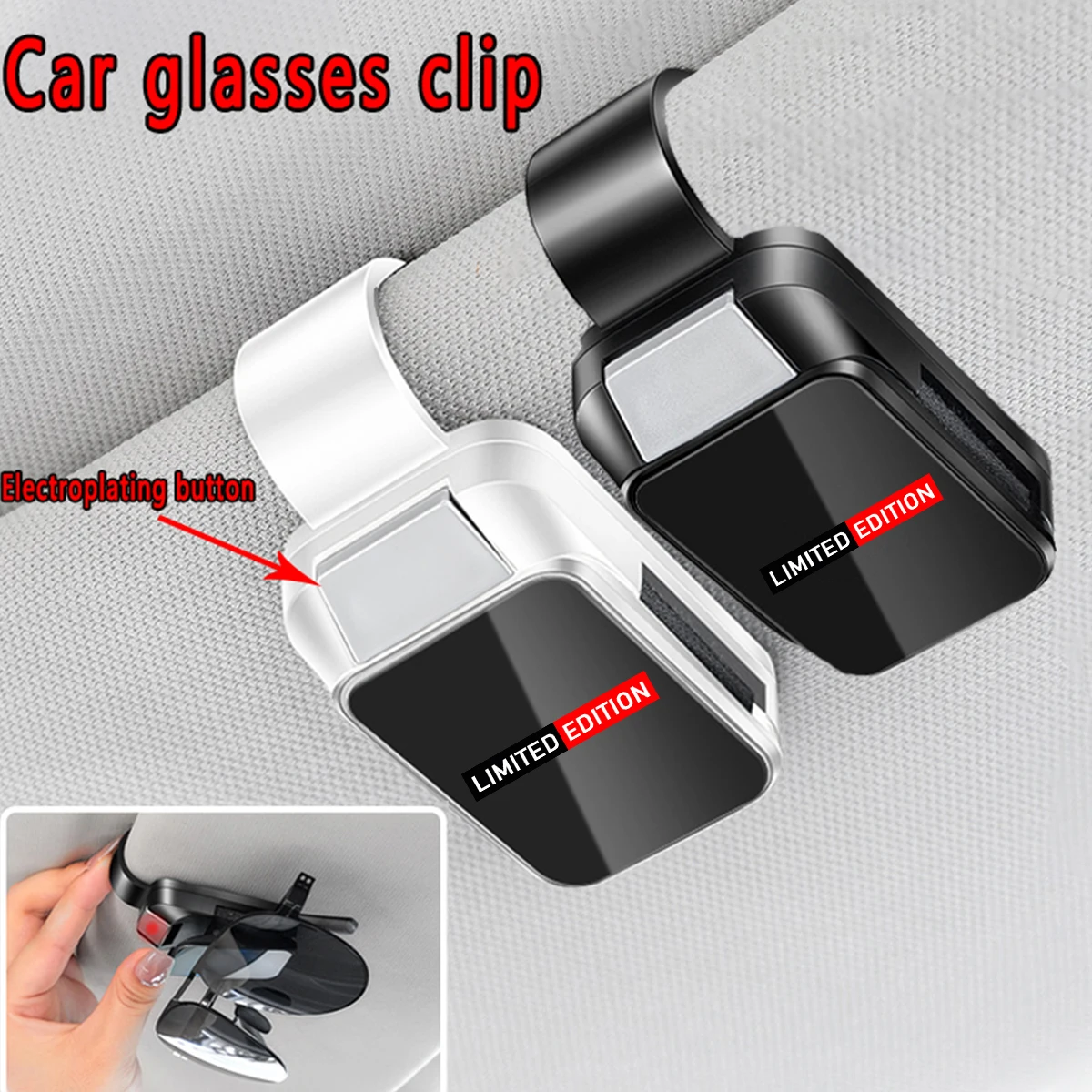 1pc Einfache Bedienung Auto Visier Gläser Halter Clips Für Toyota Lexus Nissan Für Chevrolet Hyundai KIA Auto Innen Zubehör