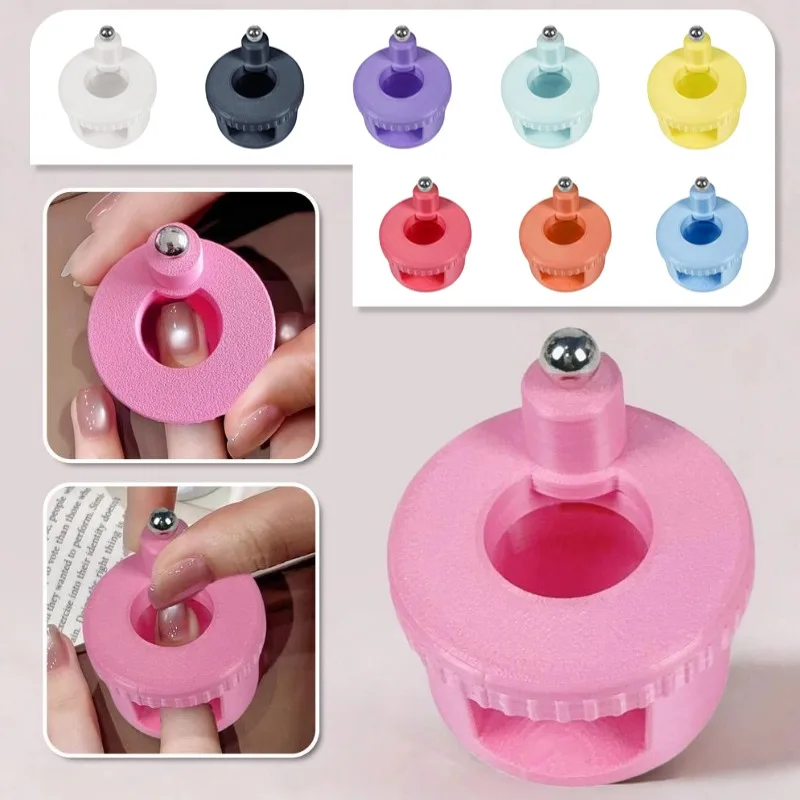 Professional Rotating Cat Eye Magnet for Magnetic Gel Polish Universal Wide Light & Glass Bead Effect DIY Nail Art Manicure Tool