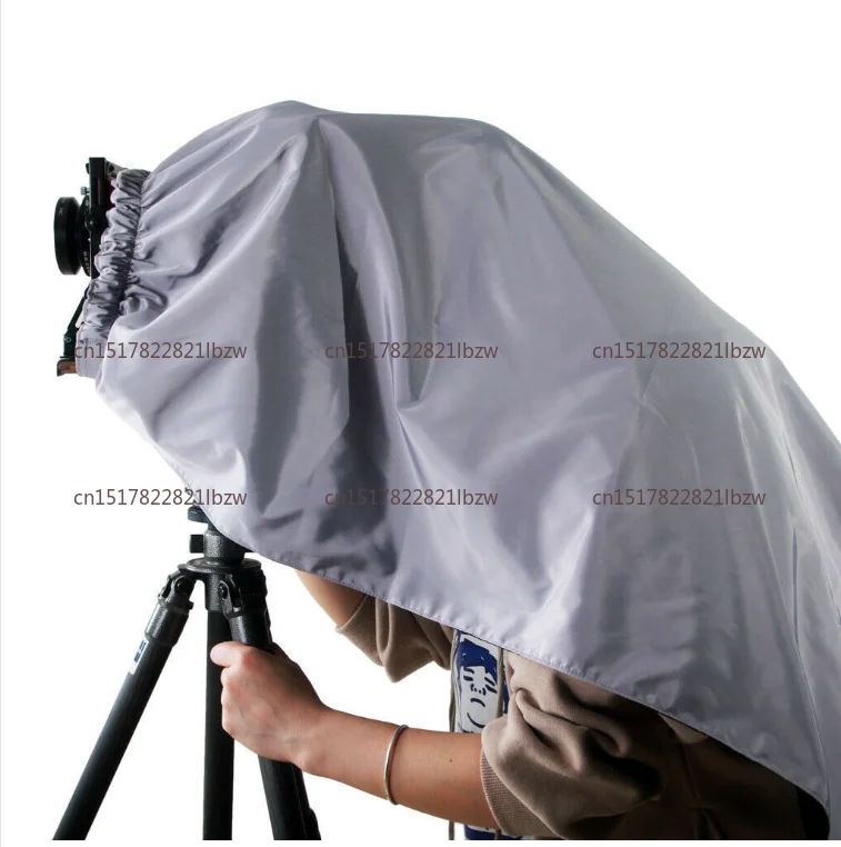 Small 4x5 5x7 8x10 Large Format Camera Focusing Crown Cloth Silver Red Black Hood Breathable Wrap Film Box