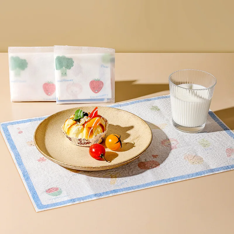 20PCS Disposable Placemats for Baby Toddle Feeding Stick-On Disposable Table Mats Portable for Travel Home High Chair