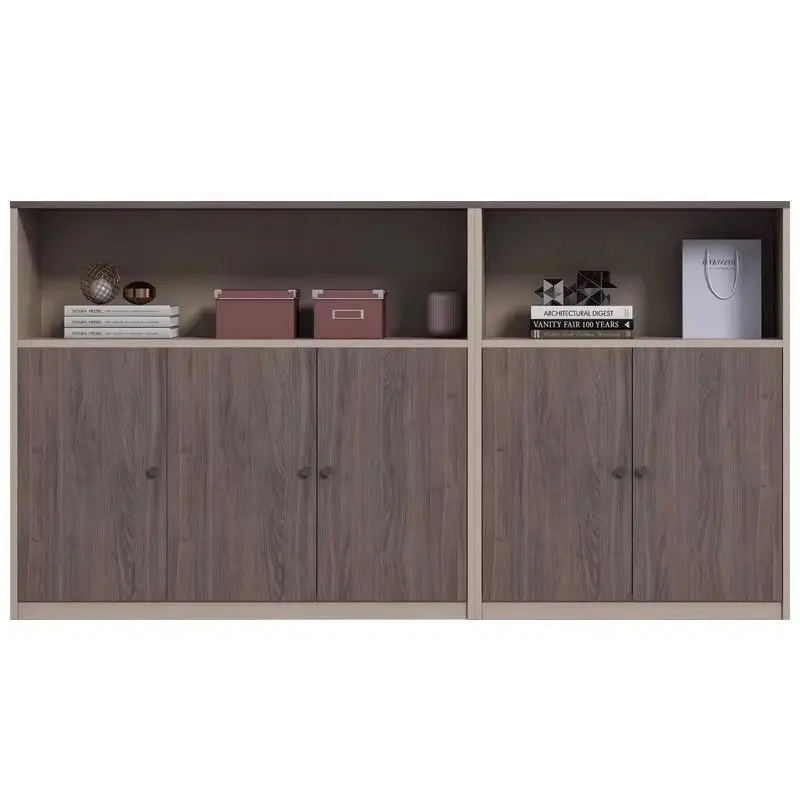 

File Cabinet Low Wooden Office Locker Combination Floor File Data Cabinet Locked Storage Cabinet Placement