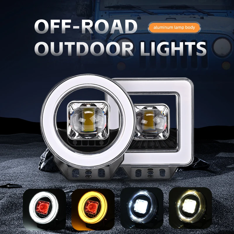 Roof lights Off-road lights outdoor high-light waterproof motorcycle headlights Outdoor waterproof headlights are suitable for c