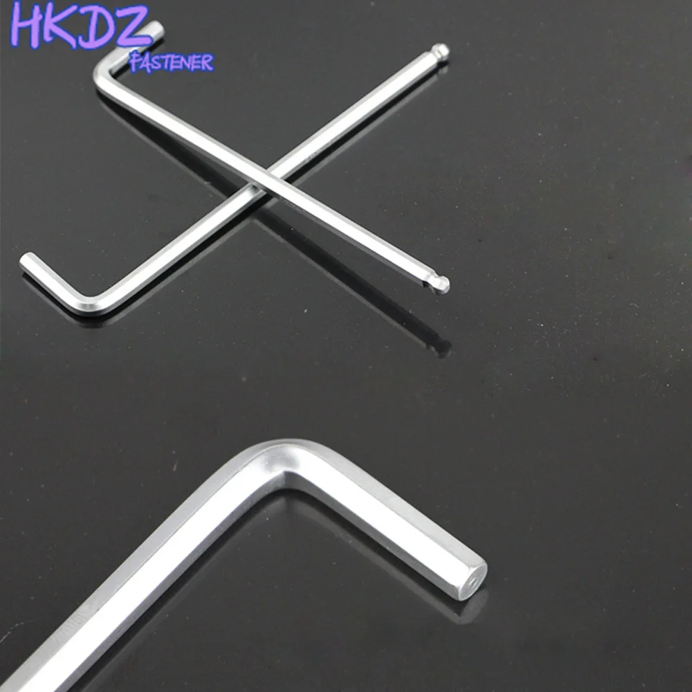 1.5mm-10mm CR-V Steel L-Shape Hex Key Repair Tools Powerful Type Allen Wrench Spanner Ball Head Allen Key Lengthen Llave Inglesa