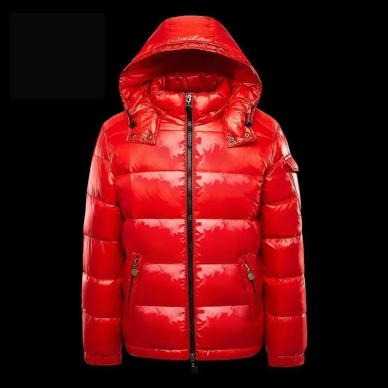 Men's Short Puffer Jacket W 97079 Cotton Woolen Coat Outdoor Wear Resistant Children's Clothing with Hood Spring Autumn Winter