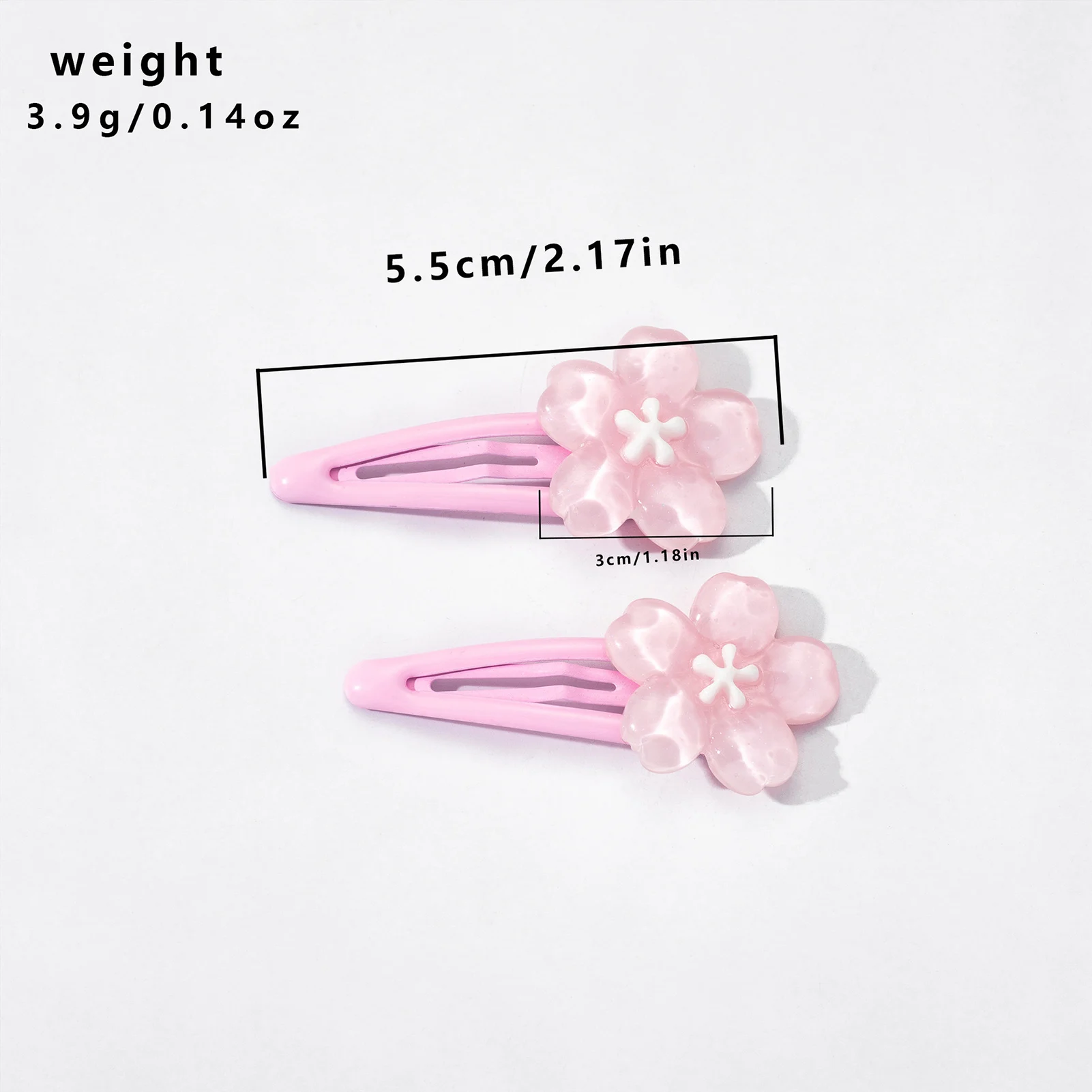 1 Pasang Jepit Rambut Lucu Musim Panas Merah Muda Jepit Rambut Bb Bunga Warna Jelly Pastel Jepit Rambut Samping Lucu untuk Aksesori Rambut Wanita Anak Perempuan