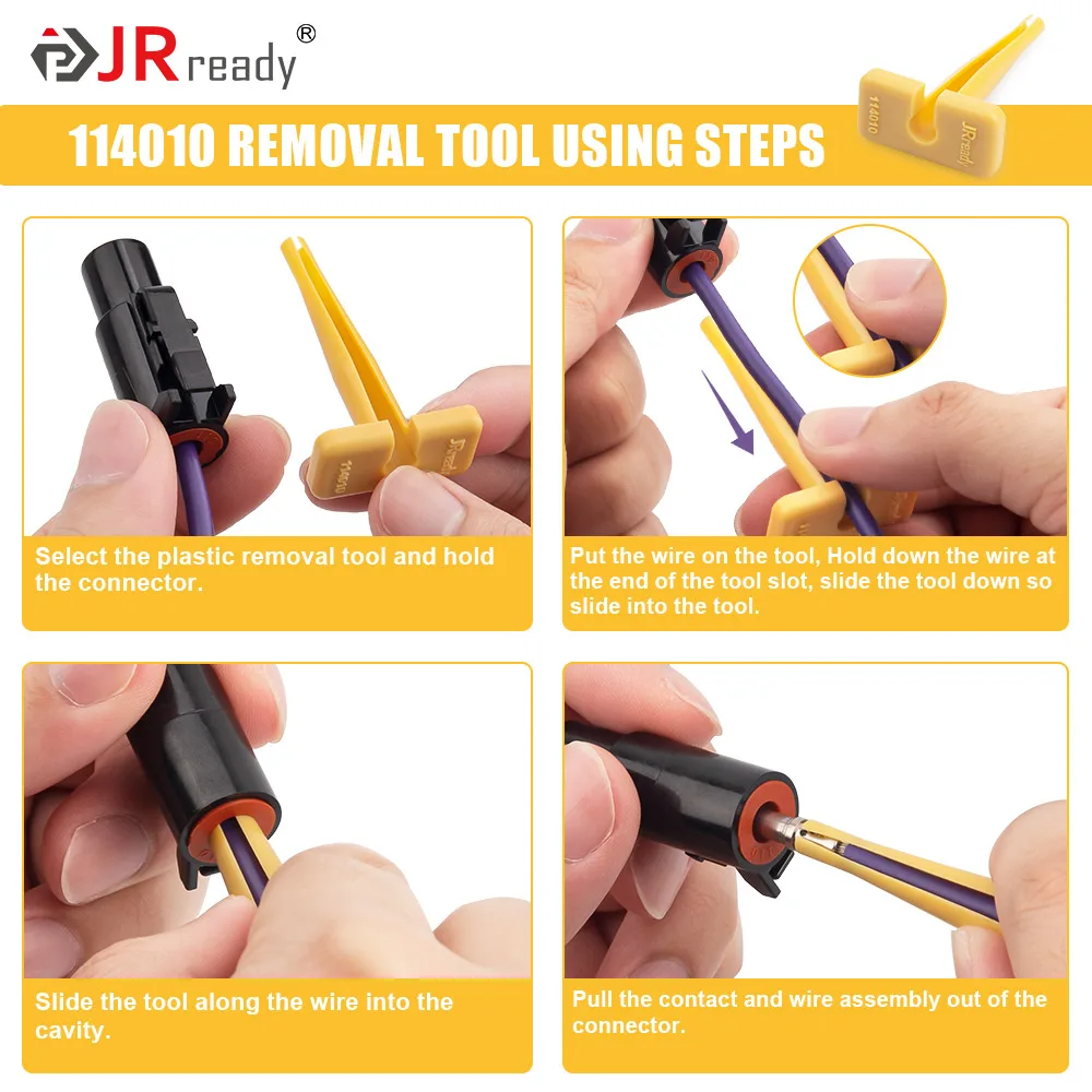 JrReady-pinエクストラクターツール,delutschコネクタ用端子除去器具,頑丈な印刷された連絡先,dt,dtm,dtp,hdp,drc,rt1b