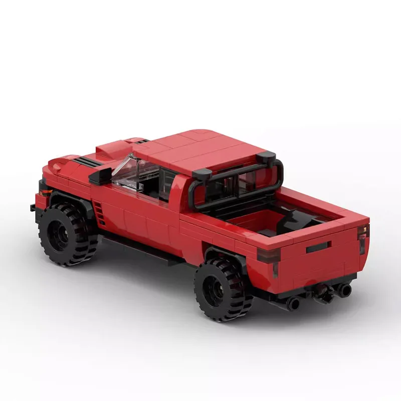 MOC  RAM 1500 TRXed Truck Speed Champions Cars Techniced Building Blocks Bricks Set Kids Toys Gifts For Boys & Girls