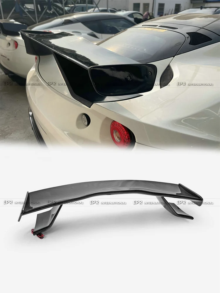 Para Evora S 400 410 430 GT4 tipo alerón trasero-exterior deportivo aerodinámico con luces de freno