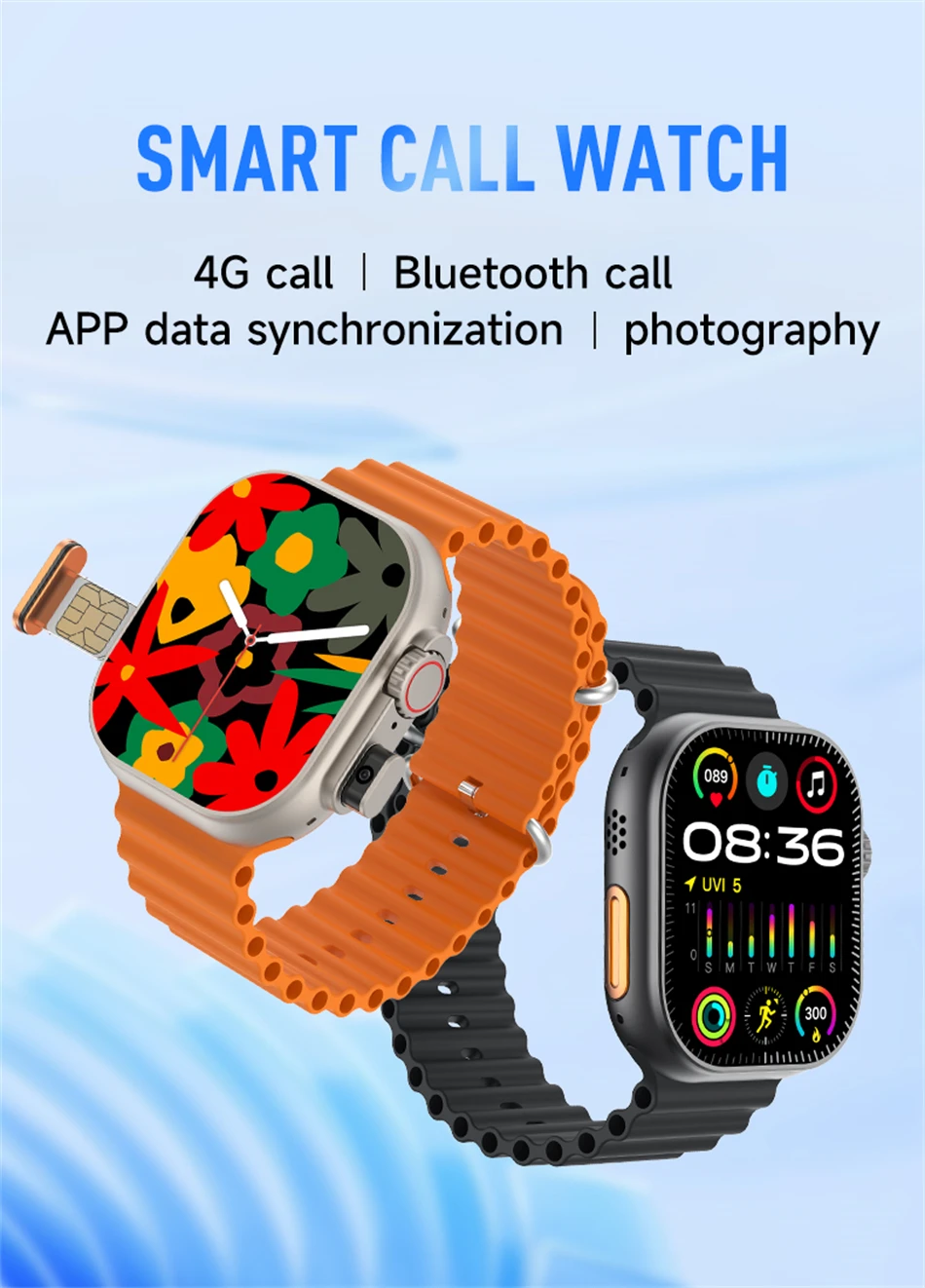 Smart Watch Overview 4G SIM Card