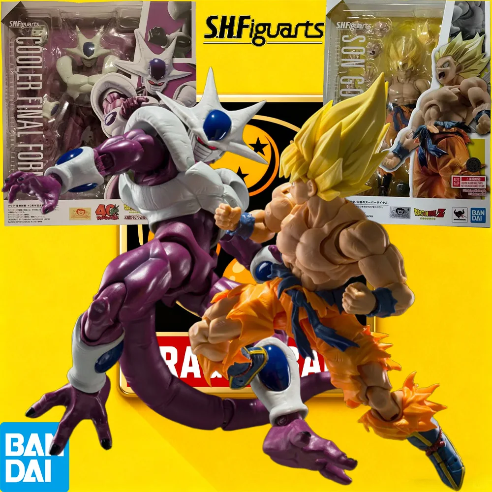 

100% Authentic In Stock Genuine Bandai S.H.Figuarts Dragon Ball Cooler & Goku Anime Action Figure Collection Model Toy
