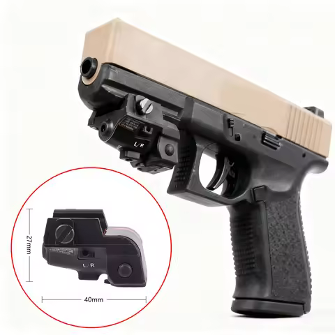 Compact Low Profile Laser Sight Red/Green/Blue Dot For G17 G19 Taurus G2C Pistol Gun 20mm Rail Tactical Gear