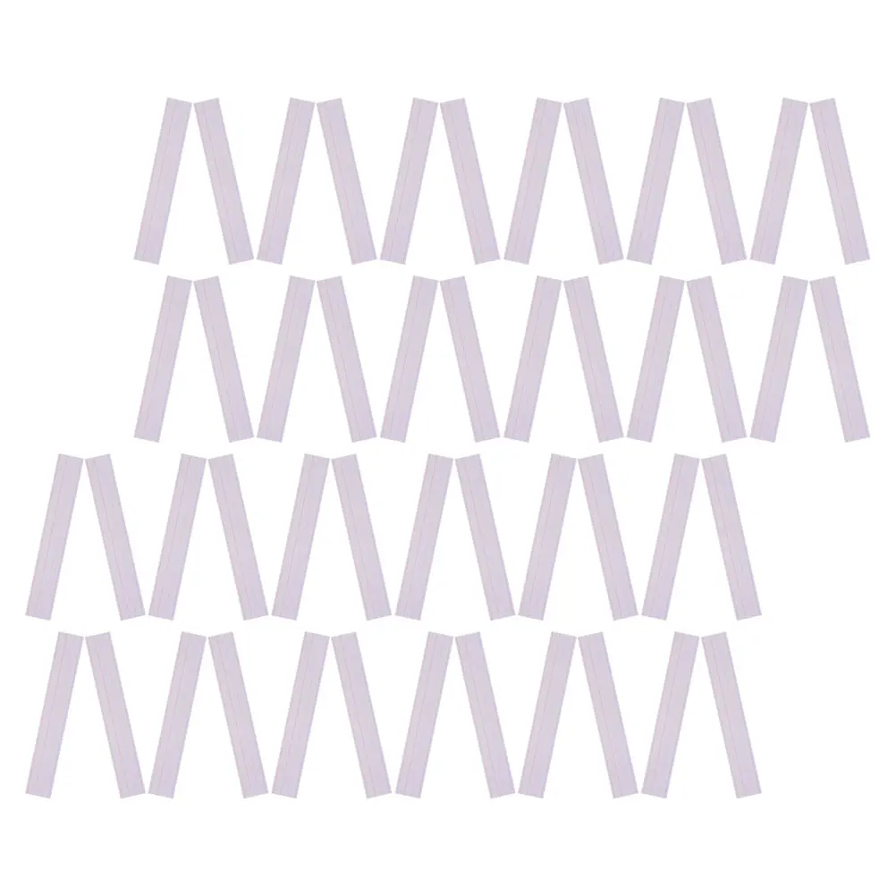 

60 шт., полоски для обучения предложений, многоразовая бумага для письма с линейкой для сухого стирания для студентов, школьные канцелярские товары