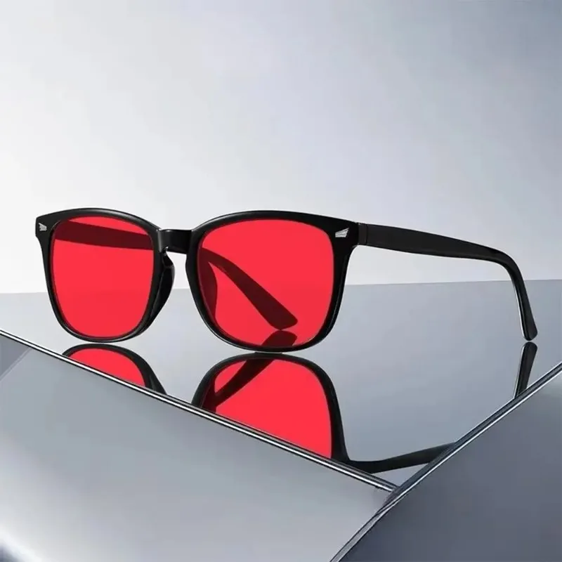 Anti Blue Light Sunglasses Better Sleep Red Lens Bluelight Blocking Glasses for Men Women Anti Eye Strain for Computer Game image 4