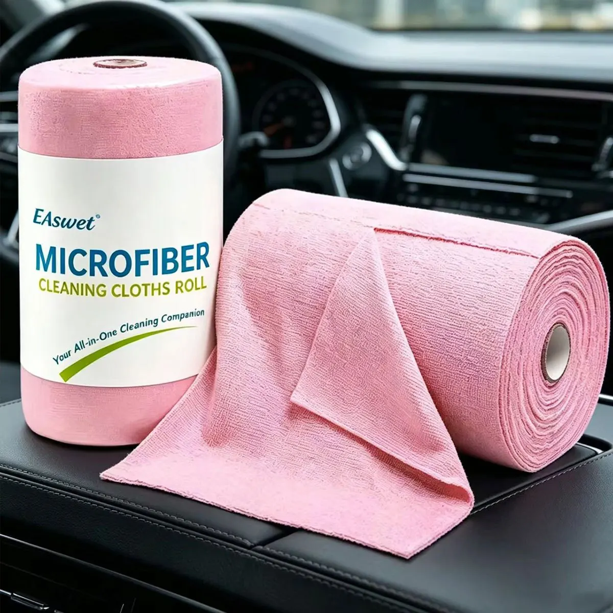 1000cm Extra-Large Roll of Microfiber Car Cleaning Towels, Car Cleaning Towel Roll, Reusable Cleaning Cloths,Towel Roll