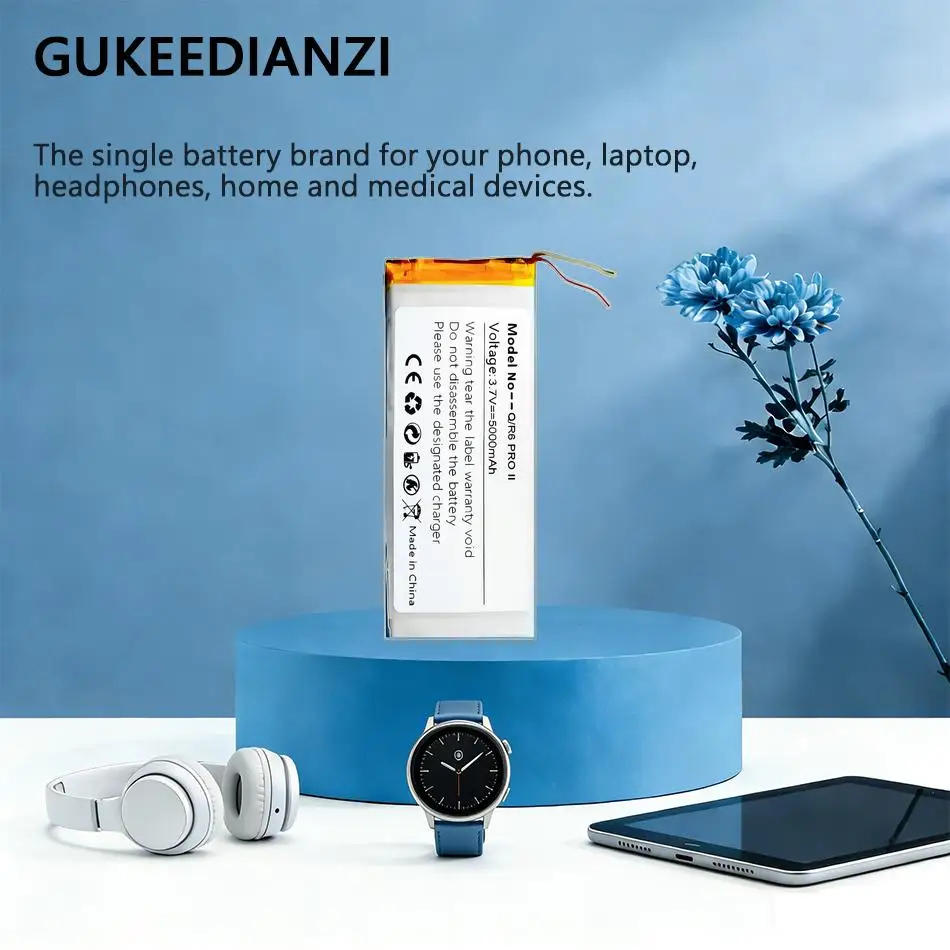 

Портативный цифровой аудиоаккумулятор на 5000 мАч с быстрой зарядкой и длительным временем работы для плеера Hiby R6 Pro 2 II