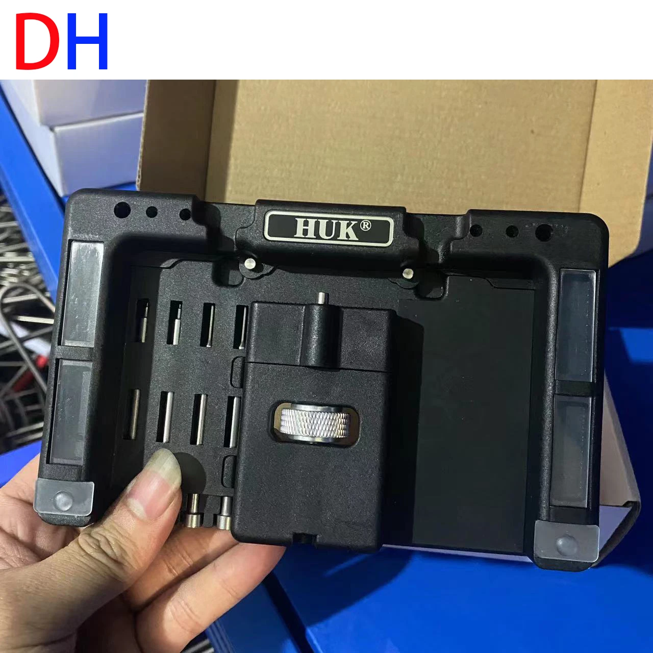 Original For HUK Key Fixing Tool With Four Pins Flip Key Vice Of Flip-key Pin Remover For Locksmith Tool