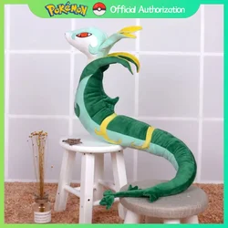 110CM Pokemon Serperior Plush Toy Cute Cartoon Stuffed Doll Serpiroyal Souvenir Majaspic Anime Pokémon Toys Birthday Gift