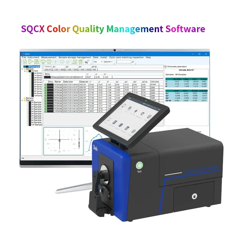 Laboratory Use LCD Touch Screen Analyzer Testing Metal Benchtop Desk Color Spectrophotometer 2026 Premium Products