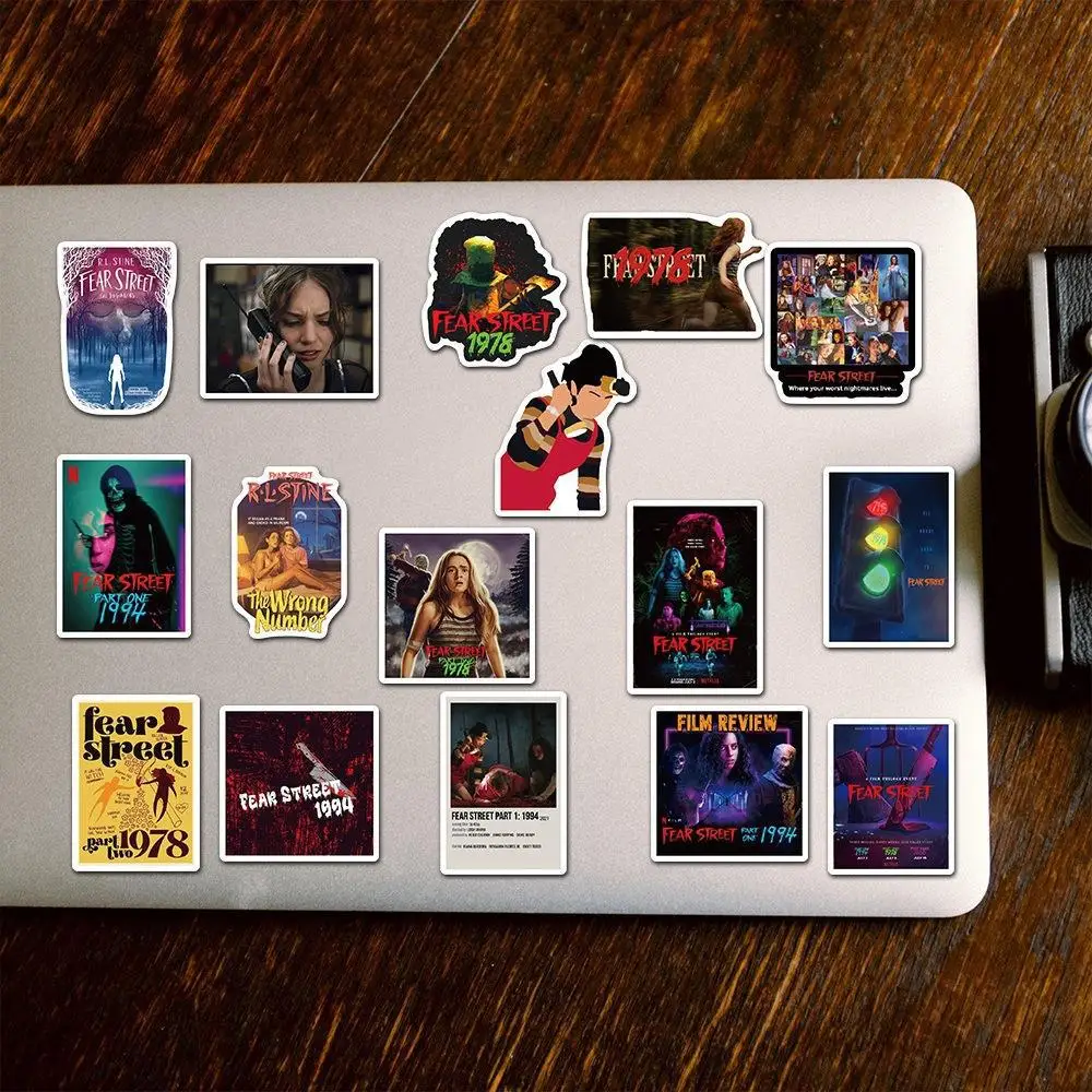 50 قطعة فيلم الرعب المختلط الخوف ملصقات الشارع DIY بها بنفسك الهاتف دراجة نارية خوذة سكرابوكينغ حقيبة الكمبيوتر المحمول سكيت