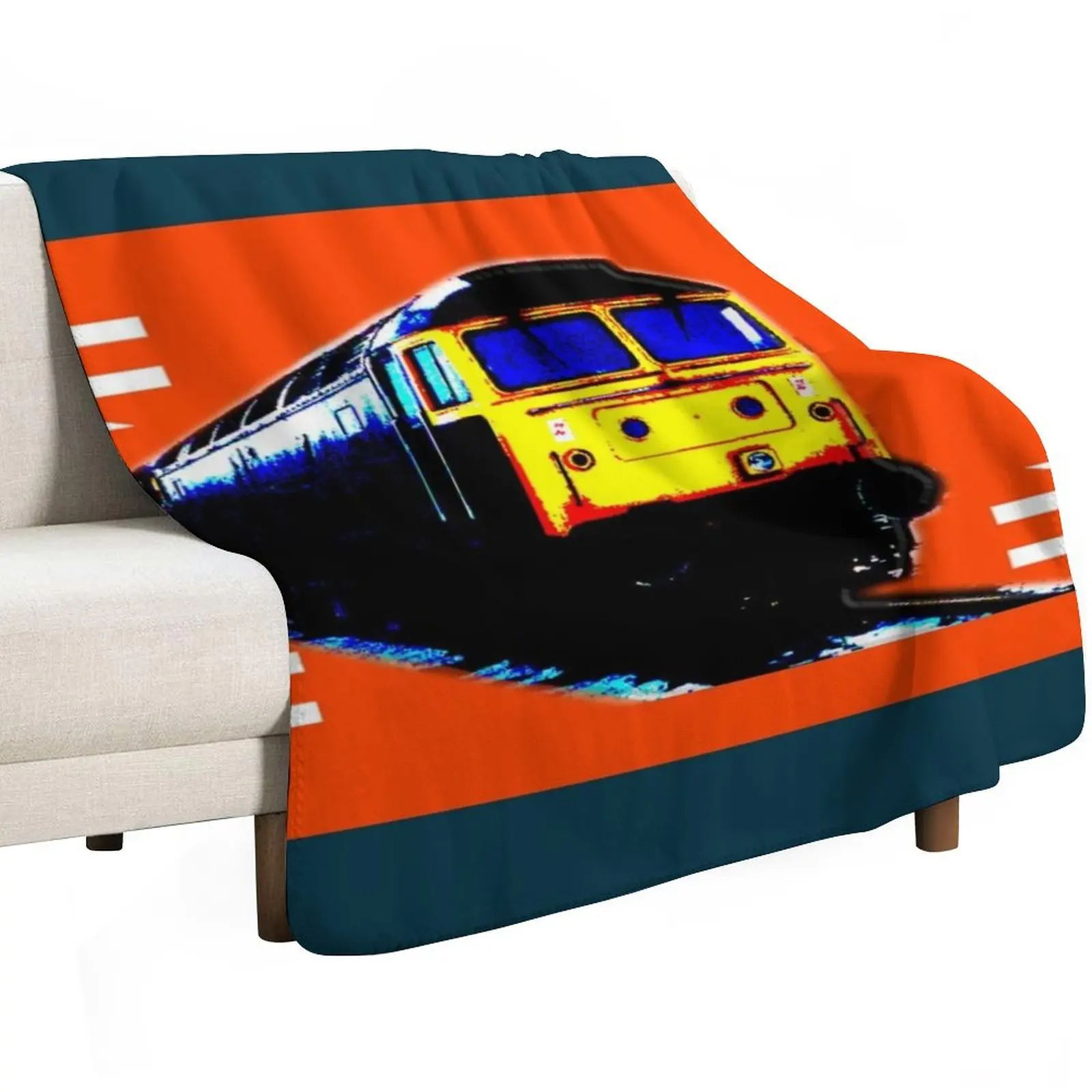 CLASS 47 LOCOMOTIVE Throw Blanket All Weather Soft Throw Blanket for Sofa