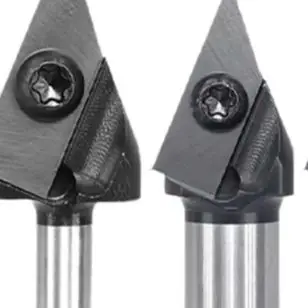 45 Degree V Groove Router Bit Carbide Tipped Chamfering Milling For Wood For Acrylic MDF PVC Engraving CNC Woodworking Tools