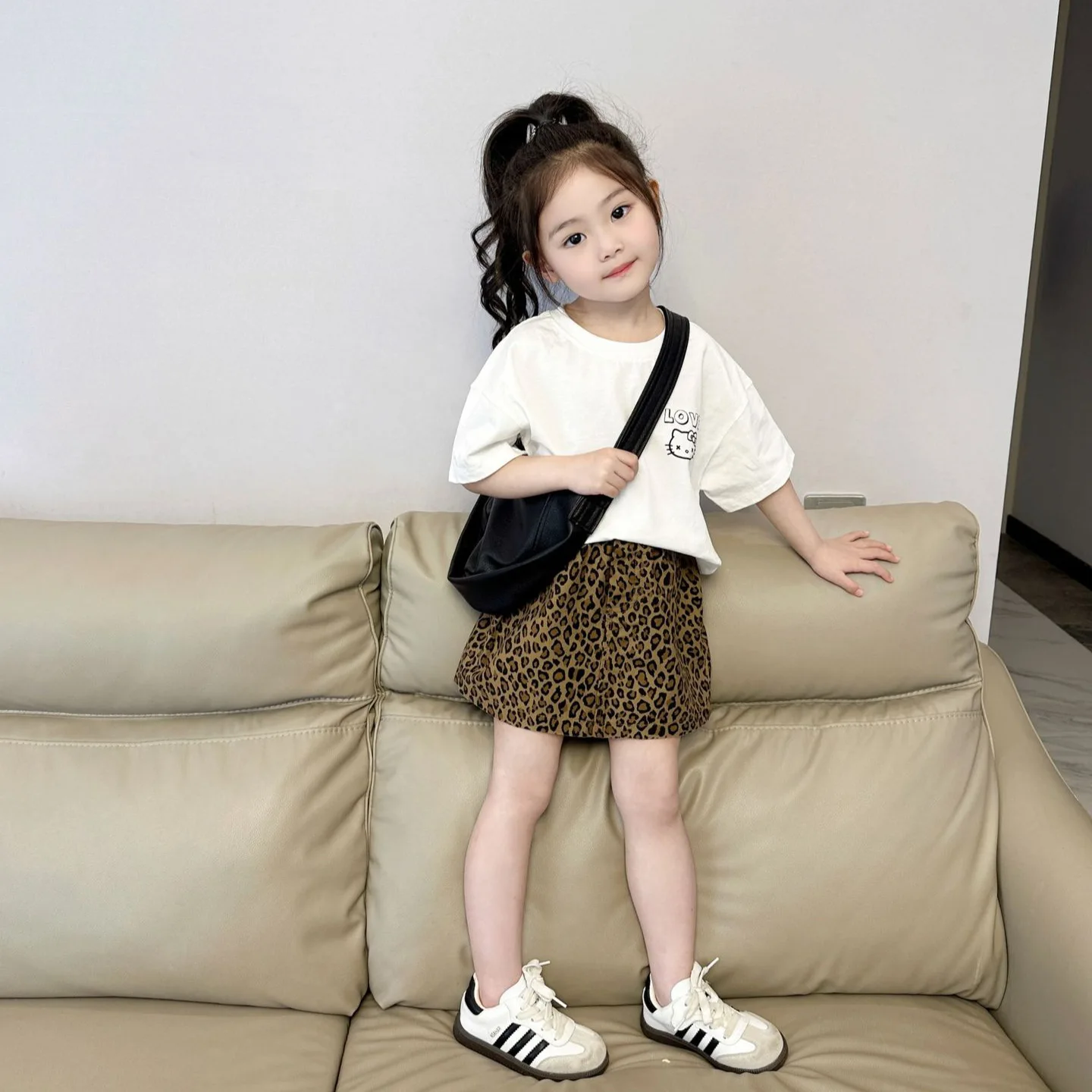 Girls Skirt Baby Dress 2024 Summer New Children Baby Girl Korean Style New  Fresh Foreign Girls Casual Leisure Half Skirts