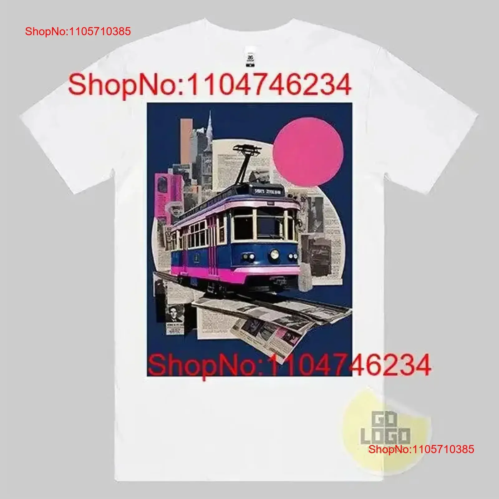 OLD MELBOURNE AUSTRALIA TRAM T Shirt Vintage Design Abstract Aussie Washed fashion graphic designer clothes Versatile vintage